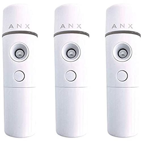 ANX 携帯 ミスト 美顔器 ハンディーミスト 超音波 ナノミスト 2021年2月改良型 説明書付 (3個) 3個(1個あたり320円お得) ANX 携帯 ミスト 美顔器 ハンディーミスト 超音波 ナノミスト 2021年2月改良型 説明書付 (3個) 3個(1個あたり320円お得)