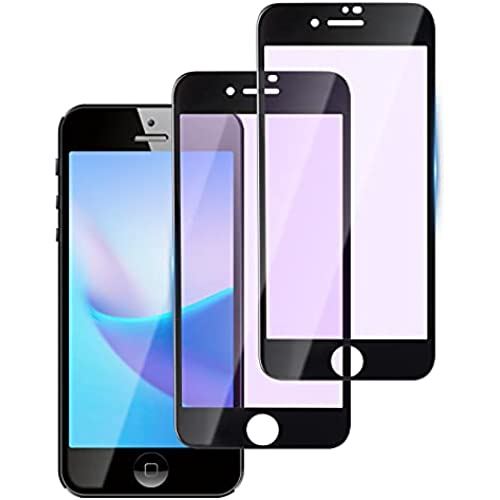 【ブルーライトカット】iphone SE 第2世代 用 ガラスフィルム iPhone se2/8/7 ガラスフィルム【2枚セット】アイフォン se2/8/7 液晶 保護 iphone 7/8/SE2 1
