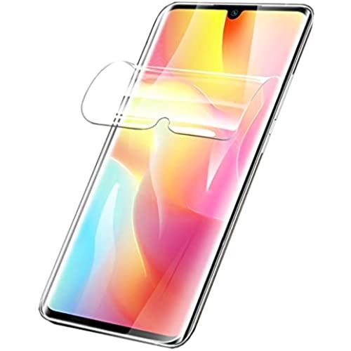 SOMEFUN【2枚】高感度タッチスクリーンプロテクター Xiaomi Mi Note 10 Lite (6.47インチ) 用 ソフト TPU ハイドロゲル保護フィルム [強化ガラスではない、透明]