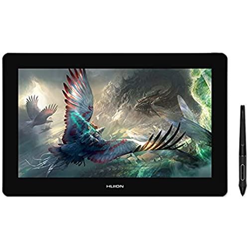 HUION Kamvas Pro 16 Plus(4K) 液晶ペンタブレット 液タブ クリスマス＆新年プレゼント 色域sRGB カバ..