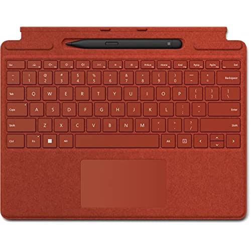 Surface Pro スリム ペン2付き Signature キーボード ポピー レッド