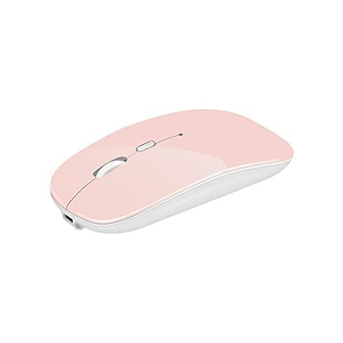 Tasnme デュアルモード iPad Pro 12.9/11 【2021/2020/2018】iPad Air 用 充電式の マルチデバイスマウス ラップトップコンピュータBTマウス (ピンク) ブルートゥース (ピンク)