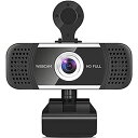 ウェブカメラ Webカメラ USBカメラ【400万画素・2KフルHD ・オートフォーカス・自動光補正・マイク内蔵・30fps】(小型75°画角 自動ピント カバー付き)PCカメラ webcamドライバ不要 三脚対応 ... 2K&75度オートフォーカス