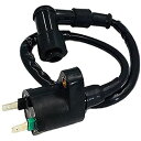 world Imp Motor ホンダ系 バイク 汎用 ハイパワー イグニッションコイル IGコイル コード プラグキャップ 付き スーパーカブ ジャイロキャノ...