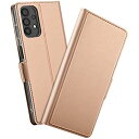 Galaxy A32 5G ケース Galaxy A32 5G SCG08 ケース 手帳型 カバー れフリップ PU革 【Shron】 横置き スタンド機能 マグネット式 横開き 全面保護 (ピンク)