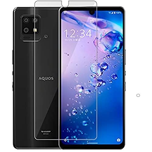 [2枚入り] AQUOS zero6 SHG04 ガラスフィルム [Gosento] 日本旭硝子製 強化ガラス液晶保護フィルム 2.5Dラウンドエッジ加工 高透過率 硬度9H AQUOS zero 6 対応 1