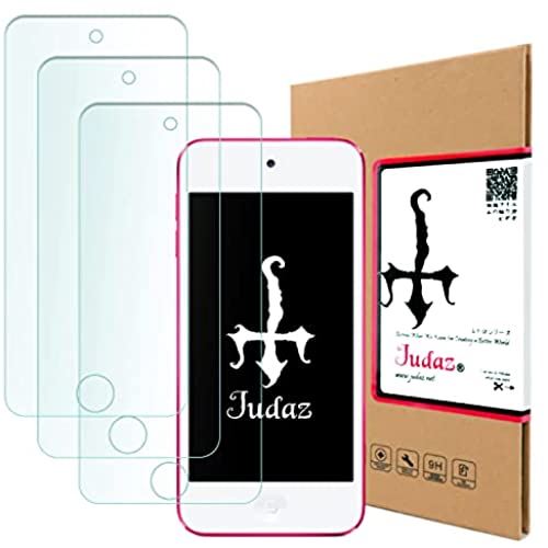 【 Judaz 】 3枚セット HD ガラスフィルム Apple iPod Touch 5 / 6 / 7 (アップル アイポッド タッチ 第 5 世代/第 6 世代/第 7 世代) 対応 保護フィルム 最高硬度9H ...