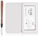 au/UQ Galaxy Mobile Wi-Fi SCR01 専用 モバイルルーター ケース 保護フィルム付き (ホワイト)