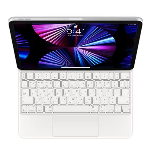 Apple Magic Keyboard (11インチiPad Pro - 第3世代・iPad Air - 第4世代) - 韓国語 - ホワイト