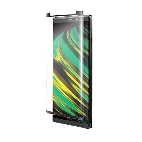 ルプラス Galaxy Note9 SC-01L/SCV40 ガラスフィルム 「GLASS PREMIUM FILM」 超立体オールガラス ブラック/マット 反射防止/0.33mm LP-GN9FGFRMBK