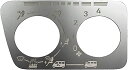BRIGHTZ ディアスワゴン S321N S331N 後期 超鏡面ステンレスメッキエアコンスイッチパネル 【 INT-ETC-463 】 S321 S331 321 331 ディアス ワゴン