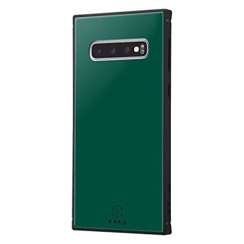 Galaxy S10 耐衝撃ガラスケース KAKU シルク/ダークグリーン Galaxy S10 耐衝撃ガラスケース KAKU シルク/ダークグリーン