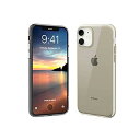 iPhone11 ソフトケース 0.6mmの薄さで新機種型に対応 マイクロドット付透明ケース/Naked case/クリア