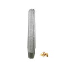 SakaSK クリスタルシフトノブ バブル 八角 300mm 泡入り 汎用 オクタゴン アダプター付き ロング (クリア ( 透明 ))