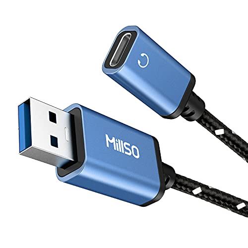 MillSO Type CXϊA_v^ USB-C(X)to USB-A 3.0(IX)ϊ yӏܐp iC҂ bL usb type c P[u ^Cvc ϊ  ϋv ... 20CM