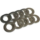 アルミ ドレンパッキン M14×外径22mm×厚さ2.0mm 10枚 シールワッシャー バイク車 オイル交換 ガスケット 【TM Products】