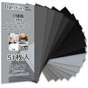 DanYun 紙やすり 17種51枚 耐水ペーパー セット サンドペーパー 紙ヤスリ かみやすり 7000 5000 3000 2500 2000 1500 1...