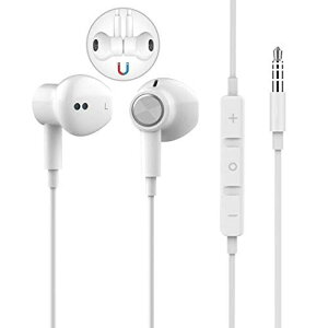 イヤホン 有線 通話可能 多機種対応 軽量 3.5mm ジャック 全システム対応可能 (ホワイト)ネット通販