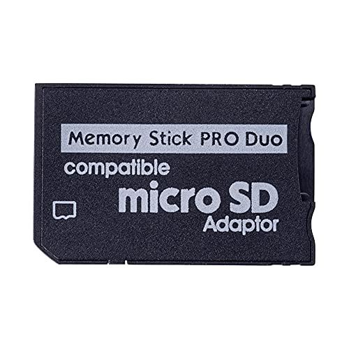 Iesooy PSP用メモリースティックアダプターMicroSDからメモリースティック PRO Duo MagicGateカード PSP カメラ ハンディカム