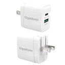 【急速 USB C 充電器】【PSE認証済】Gigastone 急速充電器 18W USB-A + USB-C PD 充電器 Type-C 最高水準の安全性 タイプC 充電器 [2個セット]