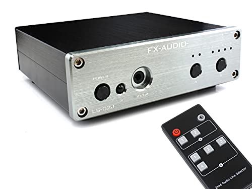 FX-AUDIO- LS-02J [`^ubN]RΉ 2:4 Multiple Audio Line Selector RCA ؑ֊ ZN^[