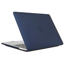 新しい 2021 2020 MacBook Air 13 専用 Vester プラスチック ハードケース半透明 薄型 耐衝撃 保護 シェルカバー (2021-2018) 対応 つや消しハードケース 最新のMacBook ... ネイビーブルー