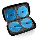LIOVODE 96枚収納 CDケースポータブルEVA blu-ray ディスク収納ケース 大容量 DVD/VCD 収納 (96枚, ブルー 96) 2