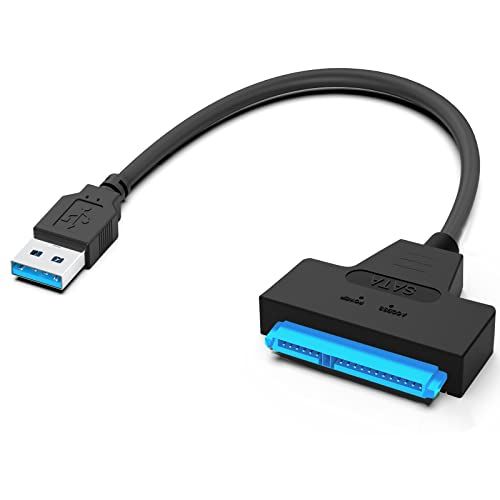 SATA-USB 3.0 変換アダプタ SATAケーブル 2.5インチ 5Gbps 高速 SATA3 コンバーター SSD/HDD用 外付け 変換 コネクタ ハードドライブ SATA ハードディスク用アダプター