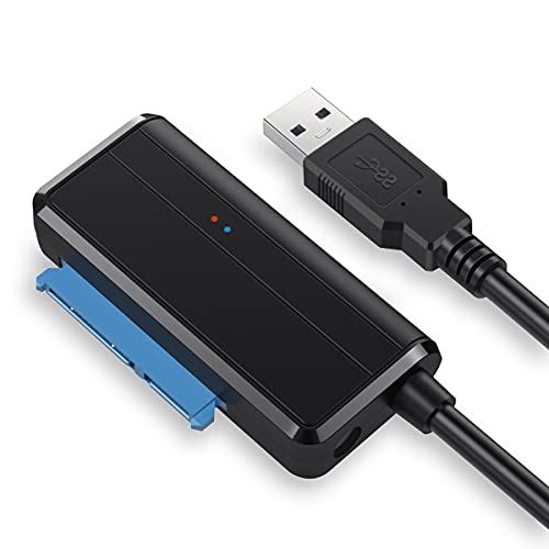 Satohom SATA USB 3.0 変換ケーブル 2.5インチ SSD HDD 変換アダプター USB SATA 変換 コンバーター 3.5インチ SSD HDD ハードディスク 高速転送 SATA ケーブル 1