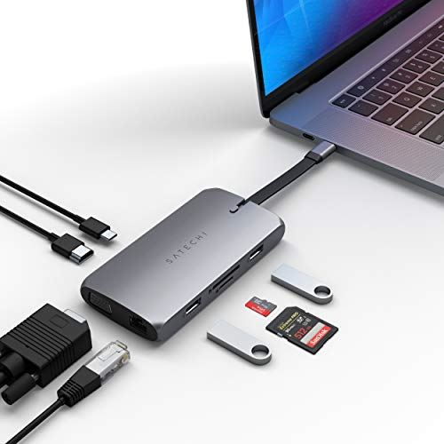 Satechi On-The-Go }` USB-Cnu 9-in-1 (Xy[XOC) (MacBook Pro/M1, MacBook Air2018ȍ~, 2020 iPad Air, iPad