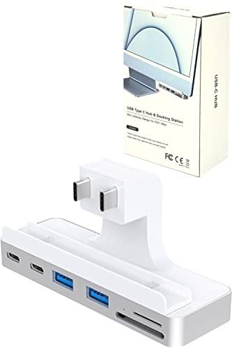iMac 24C` nu hbLOXe[V ( 7in1 USB-C nu ) Vo[ / Thunderbolt3 TypeC USB*2 SDJ[h microSDJ[h HDMI ( 4K 60Hz )