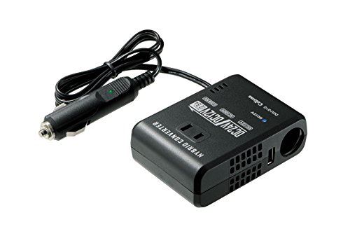 セルスター ハイブリッドコンバーター DCU-310 24V車で充電や12Vカー用品が使える 3WAY出力(DC12V/USB5V/AC100V)