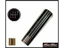 ふそう ベストワンファイター専用 レトロ ストライプシフトノブ 150mm ブラックライン MM75-11311-BK