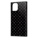イングレム iPhone 12 mini キングダム ハーツ 耐衝撃 ハイブリッド ケース カバー KAKU ストラップ ホール 付き スクエア 軽量 キングダムハーツ/シンボル IQ-DP26K3TB/KH009