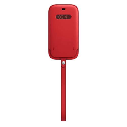 iPhone 12 12 Pro Leather Sleeve with MagSafe - (PRODUCT)RED