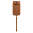 iPhone 12 12 Pro Leather Sleeve with MagSafe - Saddle Brown