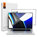 Spigen 全面保護 ガラスフィルム MacBook Pro 14インチ (2021) 用 フルカバー MacBook Pro14インチ (2021) 対応 保護 フィルム 1枚入