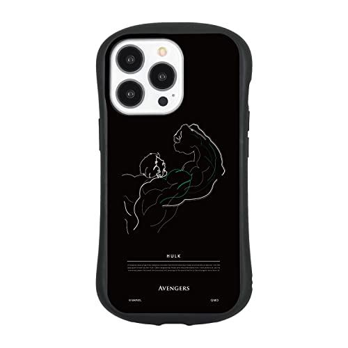 グルマンディーズ MARVEL ／ iPhone13 Pro 対応 ハイブリッドガラスケース ハルク MV-193D