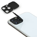 iPhone 12 mini 用 カメラレンズカバー 開閉式 レンズ 全面保護 傷防止 耐衝撃 薄型 カメラカバー 指紋防止 ケース スイッチング レンズプロテクター (iPhone12mini, ブラック)