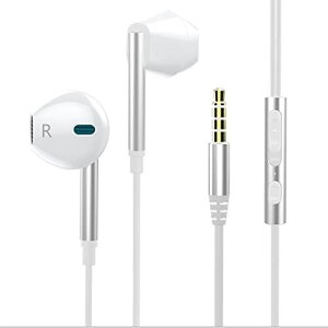 【2021進化新版】イヤホン3.5mm 有線 マイク付き リモコン付き ヘッドホン コンパクト ノイズ遮断 重低音 イヤフォン カナル型 クリア通話 音漏れ防止 高遮音性 通話可能 人間工学設計 ...バーゲン