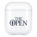 グルマンディーズ THE OPEN AirPodsクリアケース ロゴ TOP-07A(2)