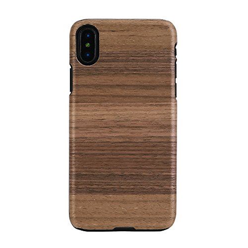 Man&Wood iPhone XS/X ケース 天然木 Strato(マンアンドウッド ストラト) アイフォン カバー 5.8インチ 木製 I10470i8