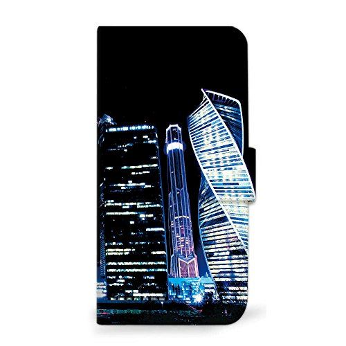 AQUOS R SHV39 ケース 手帳型 夜景 黒 A (351) SC-0284-A/SHV39