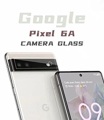 Google Pixel 6A 専用 カメラフイルム 旭硝子素材 高透過率 衝撃吸収 気泡ゼロ キズ防止 飛散防止 防滴 防塵 Pixel 6A レンズ保護フィルム (2枚セット）