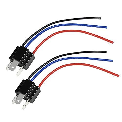 YUNPICAR h4 ヘッドライト フォグライト用 カプラーケーブル メス 交換/加工/増設など 防水 プラグ ソケット (H4 変換コネクター)