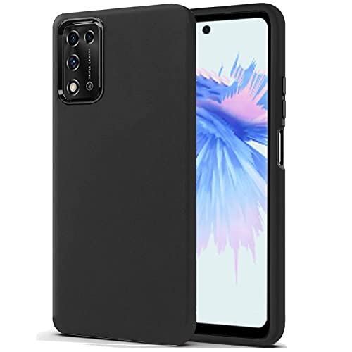 ZNUEY For ZTE Libero 5G II スマートフォン ケース、TPU 保護カバー、滑り止め、耐傷性、耐衝撃性、超薄型、軽量で、ZTE Libero 5G II スマートフォンを包括的に保護します black