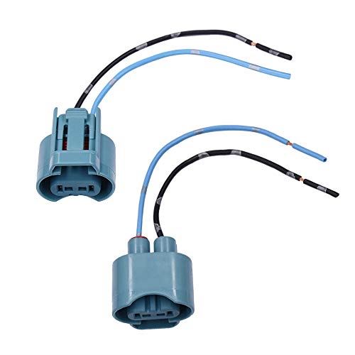 9005 HB3 ヘッドライト メスアダプター ソケット ワイヤーハーネス ヘッドライト フォグランプに適用 （2個セット） 　9005 HB3