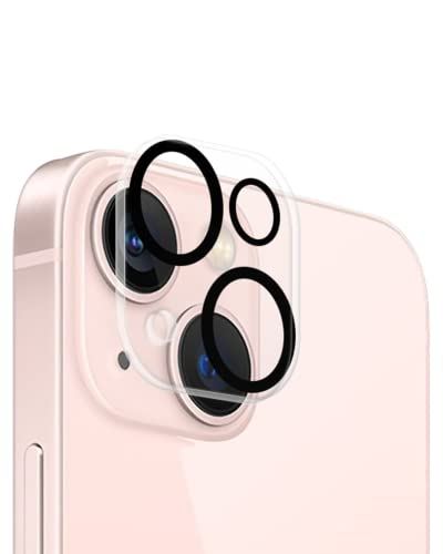 【Corallo】 iPhone13 / iPhone13mini 対応 カメラカバー 9H強化ガラス 使用 カメラフィルム 指紋 防止 強化ガラス カメラ保護 フィルム 傷防止 カメラレンズカバー [ Apple ... iPhone13 mini / iPhone 13 クリア 1