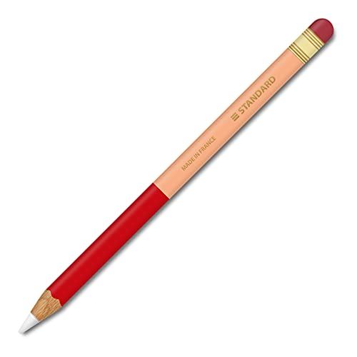 アップルペンシル2世代専用スキンシールス Apple Pencil iPad Pro Apple Pen テッカー 保護フィルム カバー ケース 鉛筆柄（2枚組）D03、レッド+オレンジ