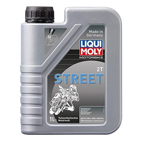 LIQUI MOLY 2輪車用 2サイクル エンジンオイル Street 半合成油 1L 20856 リキモリ